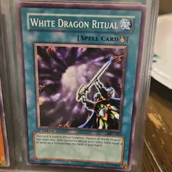 Yu-Gi-Oh! Magician's Force White Dragon Ritual MFC-027 1st Edition Spell-Ritual - Image 1