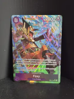 Foxy EB04-036 SR ALT ART The Azure Seas Seven One Piece CCG ENGLISH OP14 - Image 1