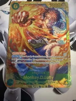 One Piece TCG Monkey D. Luffy SEC OP13-118 English Secret Rare - Image 1