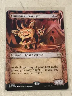 mtg showcase Scuzzback Scrounger, Lorwyn Eclipsed, unplayed - Image 1