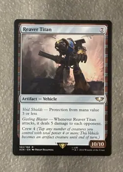MTG ** Reaver Titan ** Universes Beyond: Warhammer 40K ** Mint / Near Mint - Image 1