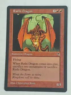 MTG Rathi Dragon (Tempest/Red/R) - BGM - Image 1