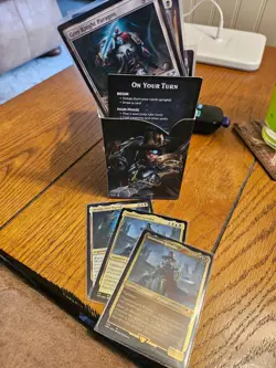 MTG Warhammer 40k Forces of the Imperium Commander Deck open unplayed sleeves 195166173467 - Image 1