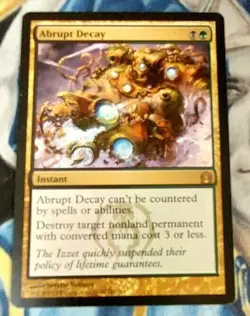 Abrupt Decay MTG Return to Ravnica Rare Instant Moderately Played x1 JS1 - Image 2