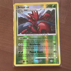 Scizor 25/100 Reverse Holo Rare Stormfront Pokemon Card - Image 1
