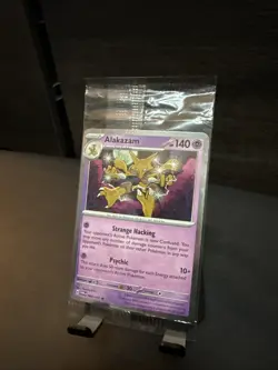 Alakazam Holo Pokemon TCG Card 082/167 Twilight Masquerade Promo, Sealed - Image 1