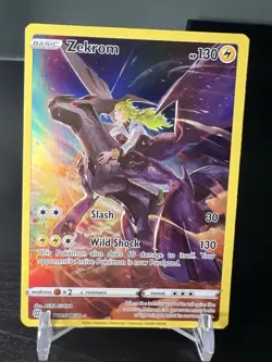 Pokemon TCG Zekrom Trainer Gallery Holo Rare TG05/TG30 Brilliant Stars - Image 1
