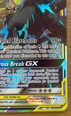 Reshiram & Zekrom GX Tag Team 157/236 Pokemon TCG Cosmic Eclipse English NM - Image 5