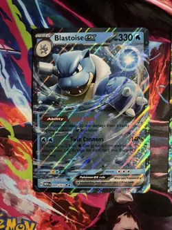 Pokemon 151 Blooming Waters Premium Collection 🔥 5 PROMO Cards JUMBO Blastoise - Image 2