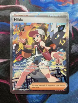 Hilda White Flare Sir 171/086 SV Mint Condition Pokemon - Image 1