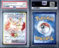 Pokemon Eevee ex Prismatic Evolution Super-Premium Coll. Promo SVP EN 174 PSA 9 - Image 3