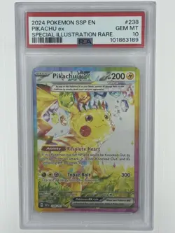 2024 Pokemon TCG Pikachu ex Special Illustration Rare #238 - PSA 10 Gem Mint - S - Image 1