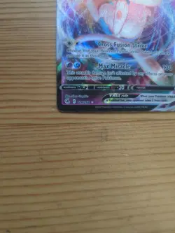 Pokemon TCG Fusion Strike Ultra Rare Holo Card Mew VMAX 114/264 SWSH08 MP - Image 3