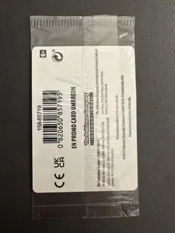 Umbreon 130 Reverse Holo Obsidian Flames GameStop Promo Sealed Pokemon Card - Image 2