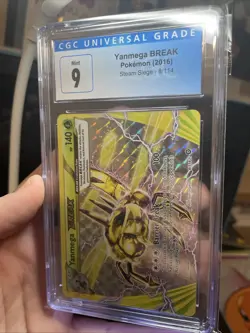 #8 2016 Pokemon XY Yanmega Break Steam Siege CGC Graded 9 Mint, Nintendo TCG - Image 3