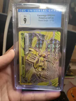 #8 2016 Pokemon XY Yanmega Break Steam Siege CGC Graded 9 Mint, Nintendo TCG - Image 4
