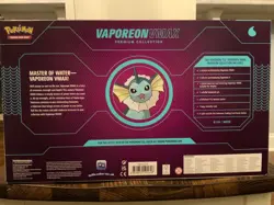 Pokemon TCG VAPOREON - VMAX Premium Collection Box - Sealed - Image 2