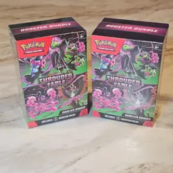 Lot Of (2) Pokemon Shrouded Fable Booster Bundle Factory SEALED - Image 1