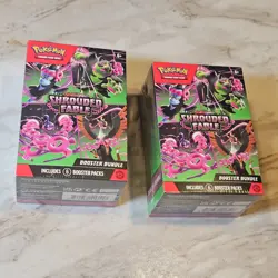 Lot Of (2) Pokemon Shrouded Fable Booster Bundle Factory SEALED - Image 3