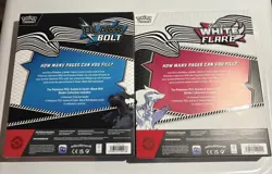Pokemon Black Bolt & White Flare Binder Collection Bundle Set of 2 NEW - SEALED! - Image 2