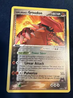 Team Magma's Groudon - 9/95 Team Magma vs Team Aqua 2004 - WOTC Pokemon TCG - Image 1