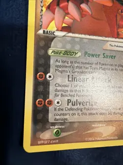 Team Magma's Groudon - 9/95 Team Magma vs Team Aqua 2004 - WOTC Pokemon TCG - Image 5