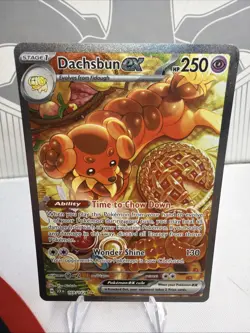 Pokemon: 1x Dachsbun ex - 169/142 - Special Illustration Rare - NM Stellar Crown - Image 1