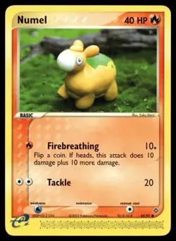 NUMEL 69/97 COMMON DRAGON POKEMON - Image 1