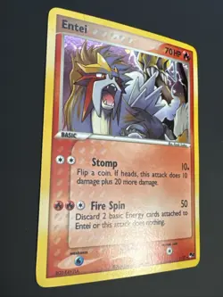 Entei 1/17 Holo Rare POP Series 2 - Pokemon TCG 2006 Vintage NM - Image 4