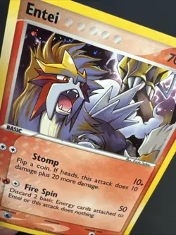 Entei 1/17 Holo Rare POP Series 2 - Pokemon TCG 2006 Vintage NM - Image 5