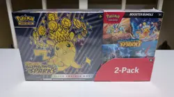 Pokemon TCG Surging Sparks ETB & Booster Bundle Costco 2-Pack NEW Factory Sealed - Image 1