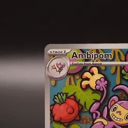 Pokemon TCG ME02: Phantasmal Flames 107/094 IR Ambipom - Image 2