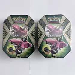 Pokemon 2x Tapu Bulu GX Island Powers Summer Tins 2017 Sealed (8 Packs) - Image 1