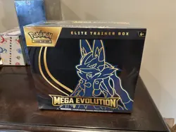 Pokemon TCG Mega Evolution Lucario Elite Trainer Box ETB New/ Factory Sealed - Image 1