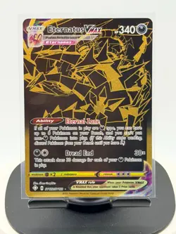 Eternatus VMAX SV122/SV122 Secret Rare Gold Pokemon Shining Fates TCG NM - Image 1