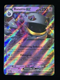 Pokemon TCG - Banette EX - Scarlet and Violet 088/198 Double Rare Holo - Image 1