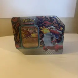 Unopened Pokemon Paldea Partners Tin Skeledirge EX Factory Sealed Brand New - Image 1