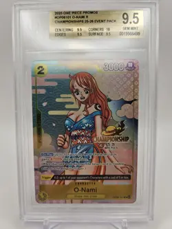 One Piece TCG Promos OP06-101 O-Nami R/(CS 25-26 Event Pack) BGS 9.5 - Image 1