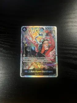 One Piece English - Mr.2.Bon.Kurei (Bentham) - OP14-091 - SR - NM - Image 1
