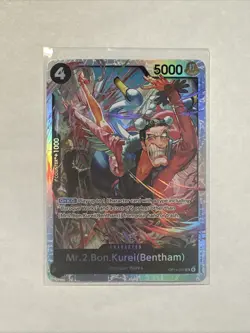 Mr.2.Bon.Kurei (Bentham) OP14-091 - One Piece TCG The Azure Sea's Seven SR - Image 1