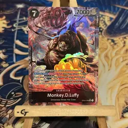 OP04-090 Monkey.D.Luffy (Gear 4) Alt Art Character English One Piece TCG NM - Image 1