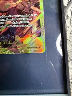 One Piece TCG - Portgas. D. Ace - OP07-119 500 Years in the Future - Secret Rare - Image 3