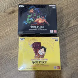 One Piece OP-06 And OP-07 Booster Boxes Brand New And Sealed From Bandai Shop. - Image 1