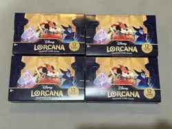 Disney Lorcana TCG The First Chapter Booster Box New Factory Sealed 24 Packs x 4 - Image 1