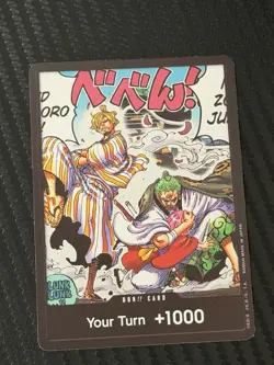 DON!! Card (Alternate Art) Wings of the Captain One Piece TCG Foil DON!! NM - Image 1