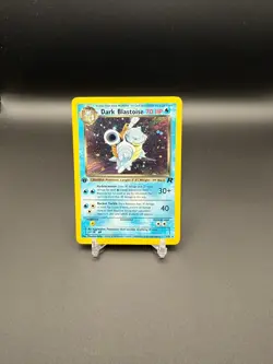 1st Edition Dark Blastoise 3/82 Team Rocket Holo Rare Pokemon Card TCG - Image 1