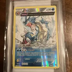 Pokemon TCG XY Ancient Origins Gyarados Reverse Holo Card #21/98 2015 PSA 9 Mint - Image 2