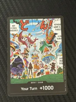 One Piece The Azure Sea’s Seven Warlords OP14 Egghead Don!! Card English Foil - Image 1