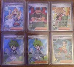 Pokemon TCG - Mega Evolution Phantasmal Flames Full Art Trainer 26 Card Lot - Image 5