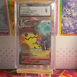 CGC 9 Mimikyu VMAX TG17/TG30 Trainer Gallery Brilliant Stars Pokemon Card - Image 1